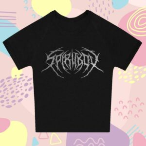 kenny Tsunamisea Merch Shop Death Metal Logo Silver Shimmer T Shirt