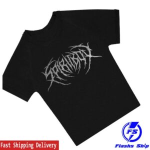 kenny Tsunamisea Merch Shop Death Metal Logo Silver Shimmer T Shirts