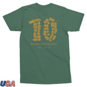 kenny Two Wolves Wine Merch 10 Year Anniversary Cork Shirt