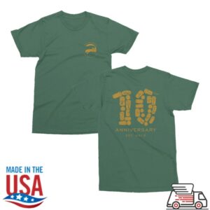 kenny Two Wolves Wine Merch Store 10 Year Anniversary Cork Shirtss