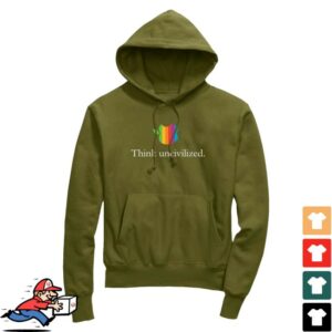 kenny Uncivilized Store Merch Think Uncivilized Olive Hoodie