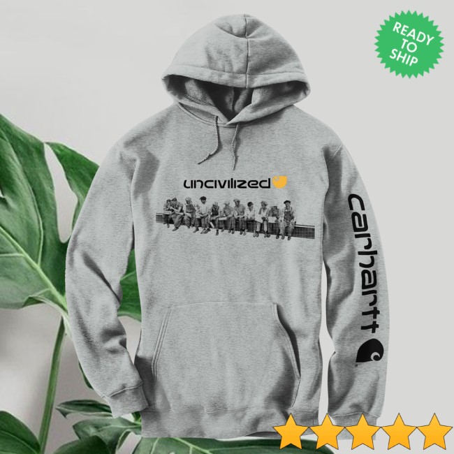 kenny Uncivilized Store Merch Uncivilized Construction Grey Hoodie kenny Uncivilized Store Merch Uncivilized Construction Grey Hoodie