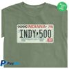 kenny United State Of Indiana Merch Indy 500 1979 License Plate Shirt