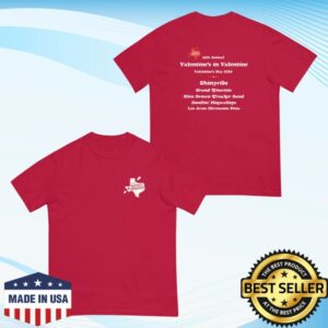 kenny Valentine In Valentines Merch 2026 Concert Tee Red Valentines In Valentine0