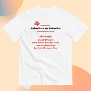 kenny Valentine In Valentines Merch 2026 Concert Tee White Valentines In Valentine1