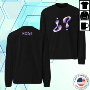 kenny Vikina Perracoin Merch Questions Logo Premium Heavyweight Long Sleeve Shirt0