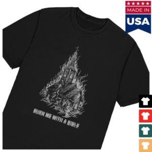kenny Violent Vira Merch Burn Me Church T Shirty
