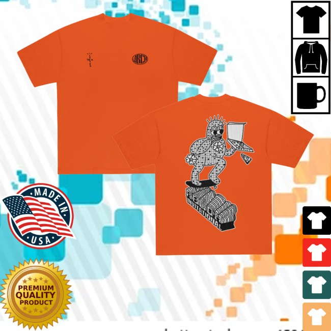 kenny Virgil Abloh Merch Store Cj X Arch Cactus Skate Tee Orangess kenny Virgil Abloh Merch Store Cj X Arch Cactus Skate Tee Orangess