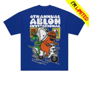 kenny Virgil Abloh Merch Store Cj X Arch Invitational Tee Blues kenny Virgil Abloh Merch Store Cj X Arch Invitational Tee Blues