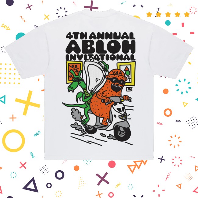 kenny Virgil Abloh Merch Store Cj X Arch Invitational Tee White kenny Virgil Abloh Merch Store Cj X Arch Invitational Tee White