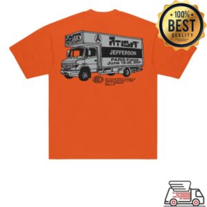 kenny Virgil Abloh Merch Store Cj X Arch Traslochi Tee Orange