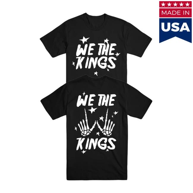 kenny We The Kings Merch Store Skeleton Hands Tee kenny We The Kings Merch Store Skeleton Hands Tee