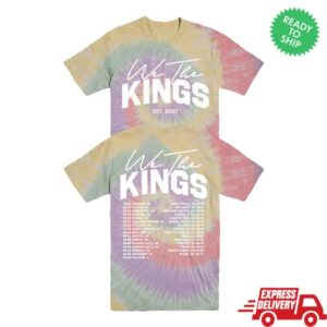 kenny We The Kings Merch Store Tour Date Tee Tie Dye