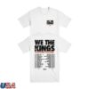We The Kings Merch Store Tour Date Tee White 2 kenny We The Kings Merch Store Tour Date Tee White