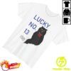 kenny What Mart Merch 1976 Qsl Card Lucky Number 13 Black Cat Custom Reproduction Tshirt0
