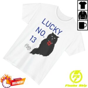 kenny What Mart Merch 1976 Qsl Card Lucky Number 13 Black Cat Custom Reproduction Tshirt0