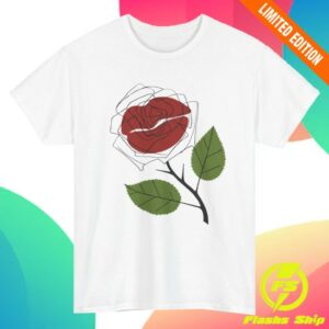 kenny What Mart Merch Mid Century Manolo Prieto Rose Lips Book Cover Tshirt