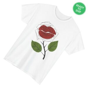kenny What Mart Merch Mid Century Manolo Prieto Rose Lips Book Cover Tshirt1