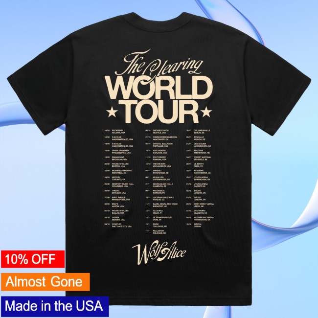 kenny Wolf Alice Merch The Clearing 2025 Tour T Shirt0 kenny Wolf Alice Merch The Clearing 2025 Tour T Shirt0