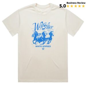kenny Wolf Alice Merch White Horses T Shirt