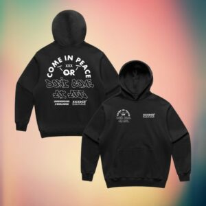 kenny Xxxdcd Clothing Platform Merch Store Come In Peace Hoodiess