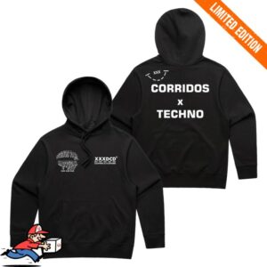 kenny Xxxdcd Merch Corridos X Techno Hoodie1