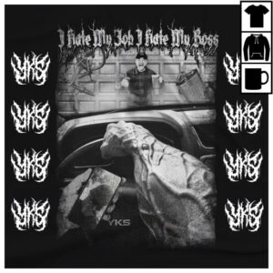 kenny Your Kick Startersucks Merch Shop I Hate My Job I Hate My Boss Sweatshirtss