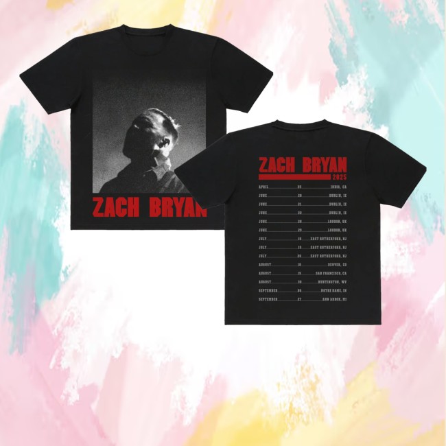 kenny Zach Bryan Merch Store Zb Photo Dateback Shirtss kenny Zach Bryan Merch Store Zb Photo Dateback Shirtss
