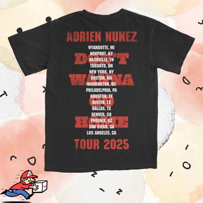 kenny sau Adrien Nunez Merch Shop Adrien Nunez Tour Shirt kenny sau Adrien Nunez Merch Shop Adrien Nunez Tour Shirt