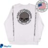 kenny sau American Madness Merch Shop Harley Davidson Skull T Shirt
