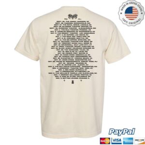 kenny sau Axty Merch Shop Fall 2025 Tour Tee