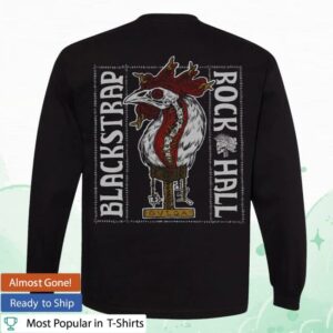 kenny sau Black Strap Rock Hall Merch Shop Voodoo Rooster Long Sleeve Tee