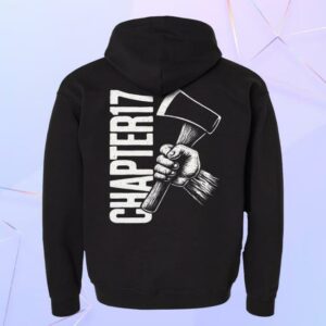 kenny sau Chapter 17 Merch Shop Hatchet Hand Hoodie 1