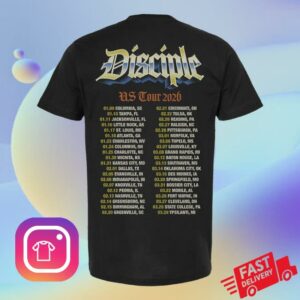 kenny sau Disciple Merch Shop Us Tour 2026 Tee