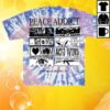 Farmer's Daughter Merch Peace Addict Tiedye Tees 2 kenny sau Farmers Daughter Merch Peace Addict Tiedye Tee