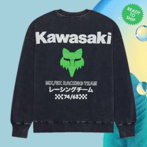 kenny sau Fox Racing Merch Shop Kawasaki Heavyweight Crew Sweatshirt