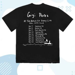 kenny sau Gigi Perez Music Shop Merch Tour Photo Tee kenny sau Gigi Perez Music Shop Merch Tour Photo Tee