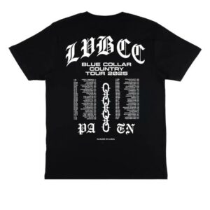 kenny sau Lakeview Store Merch Shop Logo 2025 Tour Black Unisex Tee