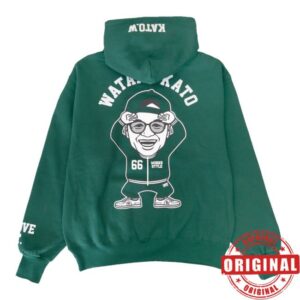 kenny sau Lbwk Merch Shop Wataru Kato Green Hoodie