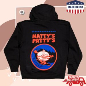 kenny sau Mattys Pattys Store Merch Mattys Pattys Burger Club Hoodie