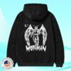 kenny sau Nerdy Wave Merch Shop Mothman Zipper Hoodie