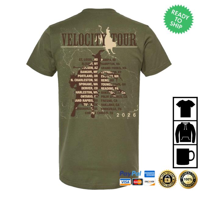 kenny sau Pbr Merch Shop Pbr Velocity Tour 2026 Routing T Shirt kenny sau Pbr Merch Shop Pbr Velocity Tour 2026 Routing T Shirt