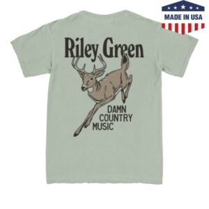 kenny sau Riley Green Merch Shop Deer Tee