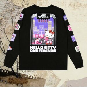 kenny sau Sanrio Shop Merch Hello Kitty And Friends X F1 Academy Long Sleeve Tee
