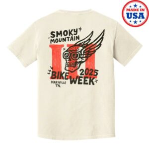 kenny sau Smoky Mountain Bike Week Merch Shop Bike Week Tristar Tee