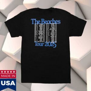 kenny sau The Beaches Band Merch Shop 2025 Tour Tee
