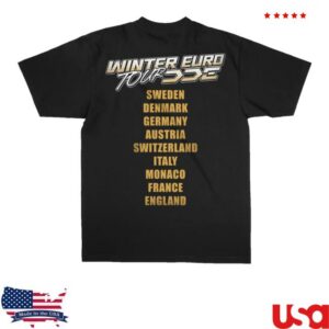 kenny sauDde Garage Merch Shop Winter Euro Tour Tee 1
