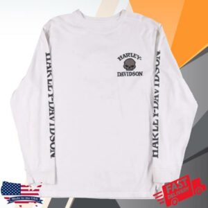 kenny trc American Madness Merch Shop Harley Davidson Skull T Shirt