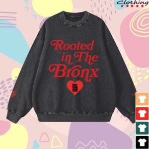 kenny trc Bronx Native Merch Shop Rooted In The Bronx Snow Sweatshirt