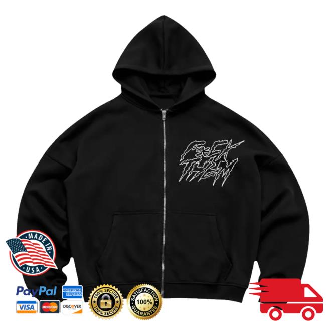 kenny trc Fckthem Merch Shop Zipper Reflective Logo kenny trc Fckthem Merch Shop Zipper Reflective Logo